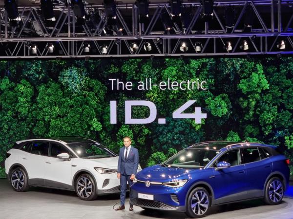大众汽车在韩国推出首款电动汽车ID.4