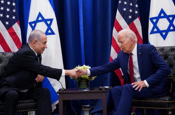 拜登在会见以色列总理内塔尼亚胡时承诺解决与民主有关的“棘手问题”
